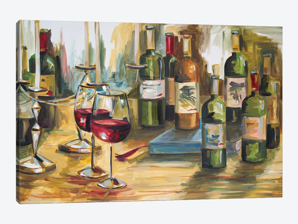 Wine Room by Heather A. French-Roussia 1-piece Canvas Artwork