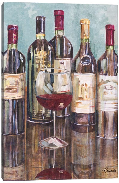 Wine Tasting I Canvas Art Print - Food & Drink Still Life