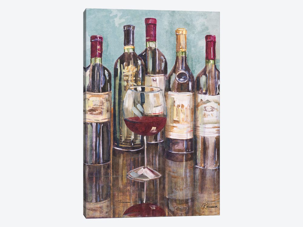 Wine Tasting I by Heather A. French-Roussia 1-piece Canvas Art Print