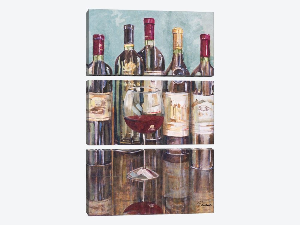 Wine Tasting I by Heather A. French-Roussia 3-piece Art Print