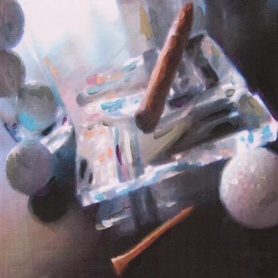 After Golf I by Heather A. French-Roussia acrylic art print