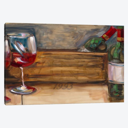 '93 Vino Canvas Print #FRR27} by Heather A. French-Roussia Canvas Artwork