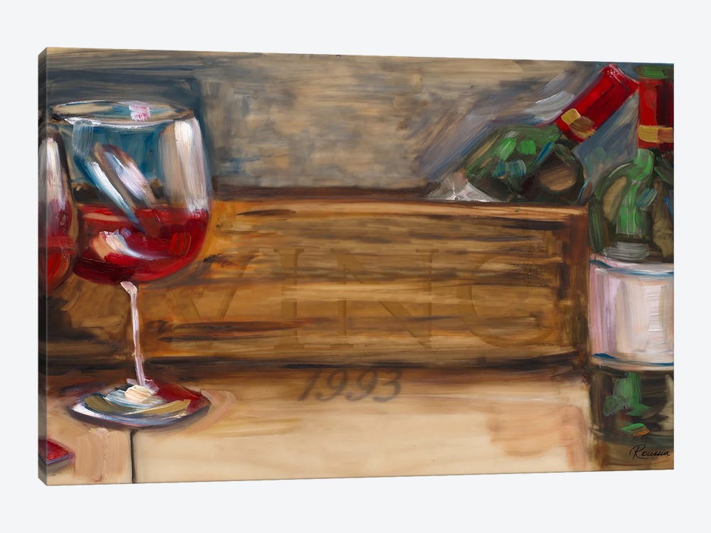 '93 Vino by Heather A. French-Roussia 1-piece Canvas Art Print
