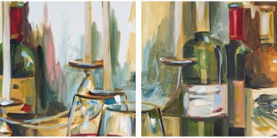 Wine Room Diptych