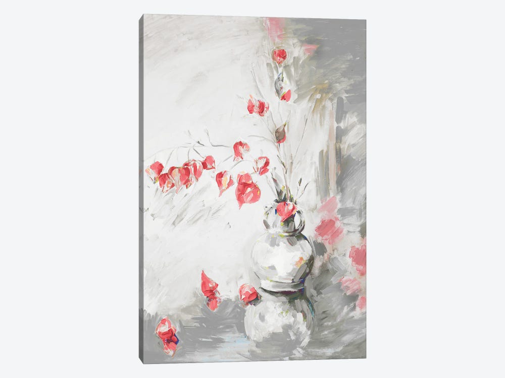 Red Roses I by Heather A. French-Roussia 1-piece Canvas Art