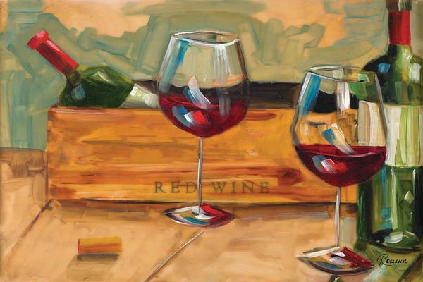 Wine: Red Wine by Heather A. French-Roussia