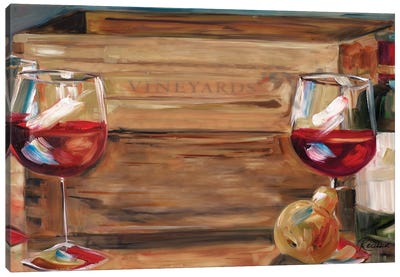 Vineyard Wine Canvas Art Print