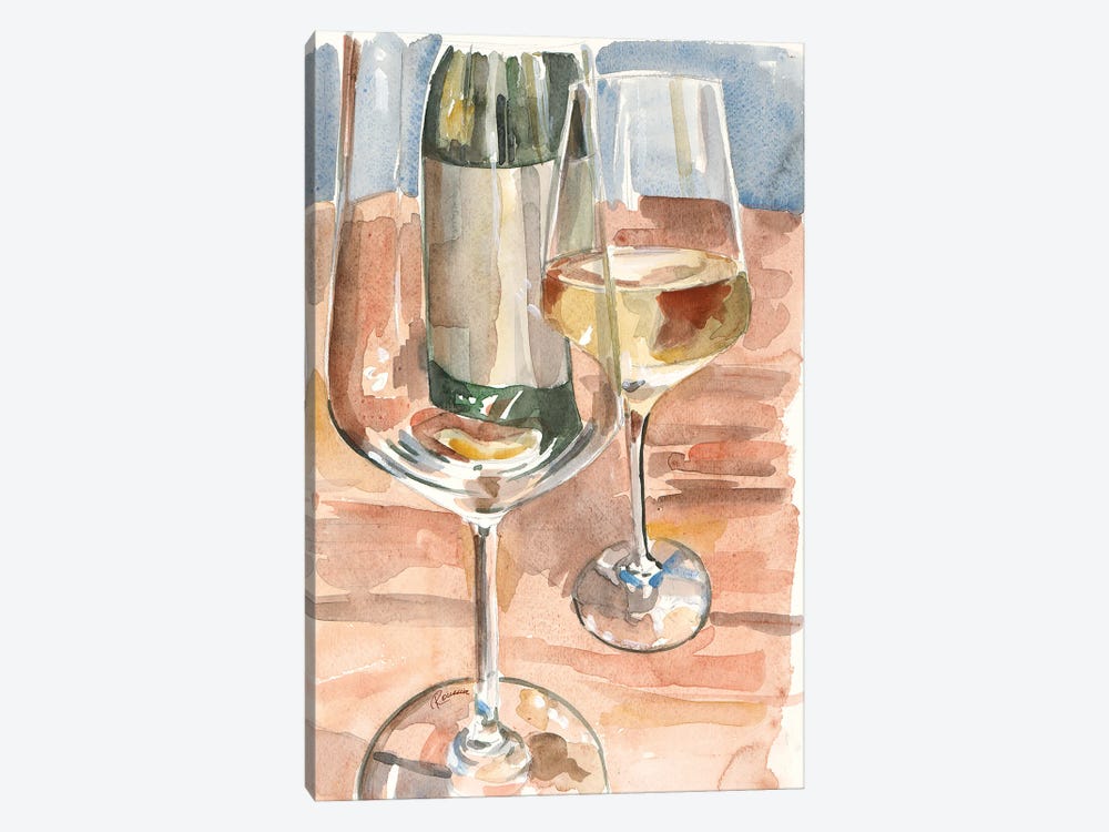 Wine Series I by Heather A. French-Roussia 1-piece Canvas Art