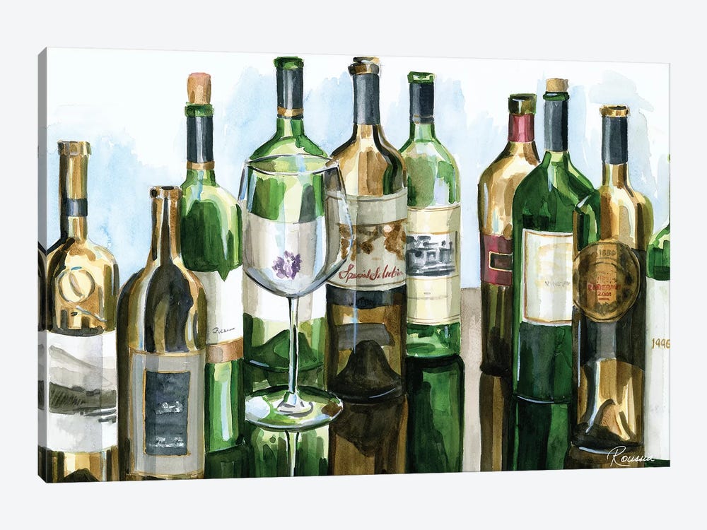 B&G Bottles I by Heather A. French-Roussia 1-piece Art Print