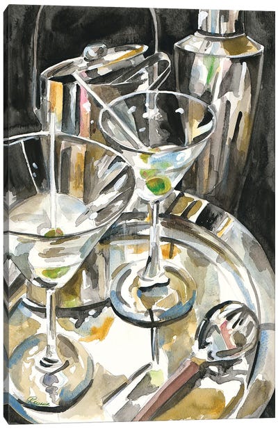 Wine Series III Canvas Art Print - Martini