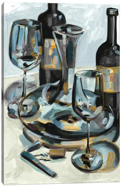 Wine with Dinner I Canvas Art Print