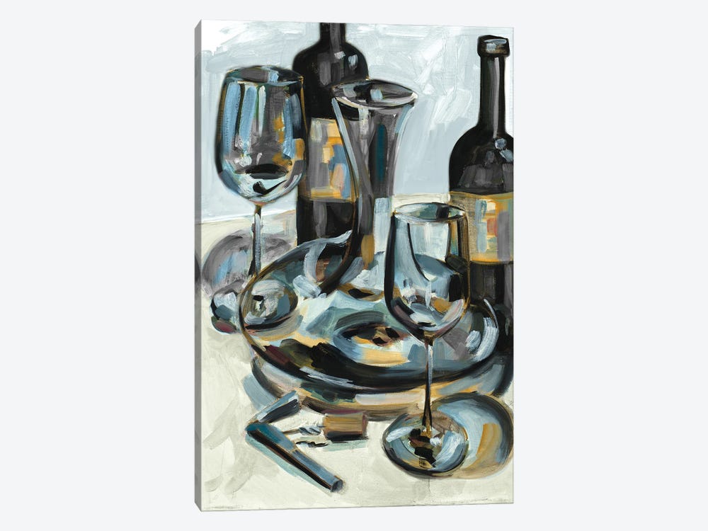 Wine with Dinner I by Heather A. French-Roussia 1-piece Canvas Artwork
