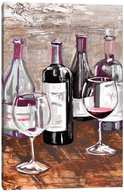 Drink At The Wine Bar Canvas Art Print