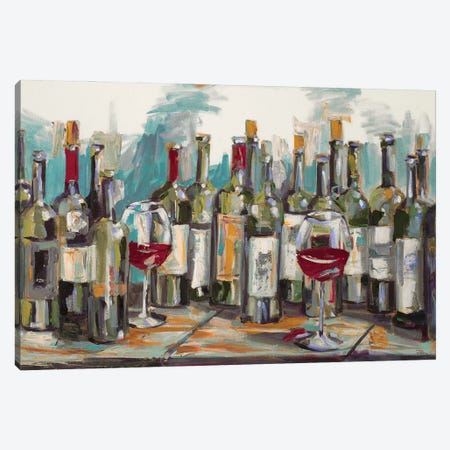 Vino Canvas Print #FRR58} by Heather A. French-Roussia Canvas Artwork