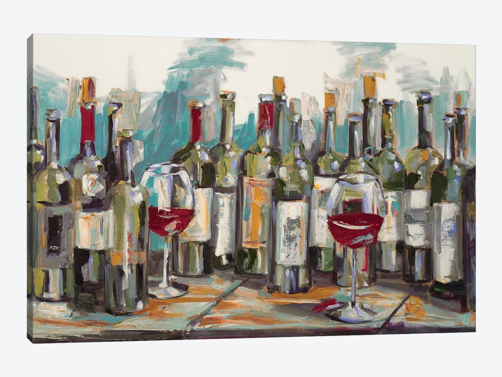 Vino by Heather A. French-Roussia 1-piece Canvas Art Print