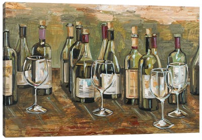 Wine Bar Canvas Art Print
