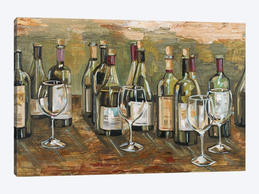 Wine Bar by Heather A. French-Roussia 1-piece Canvas Wall Art
