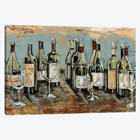 Wine Bar II Canvas Print #FRR60} by Heather A. French-Roussia Canvas Print