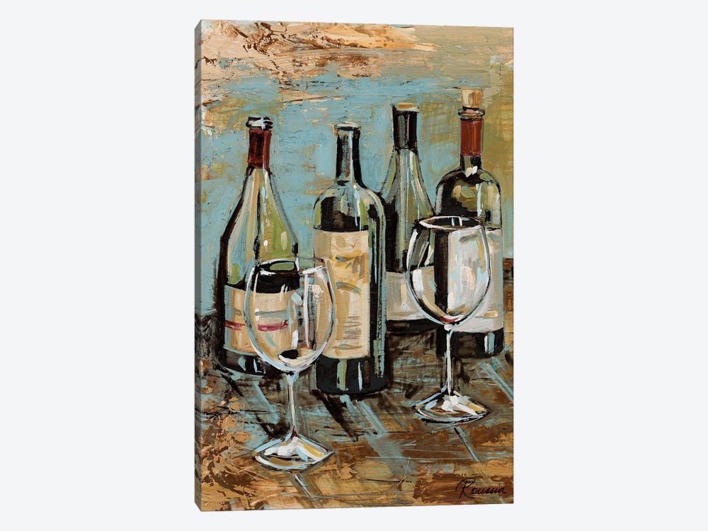 Wine I by Heather A. French-Roussia 1-piece Canvas Artwork