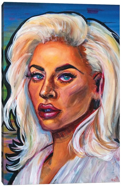Lady Gaga I Canvas Art Print - Forrest Stuart