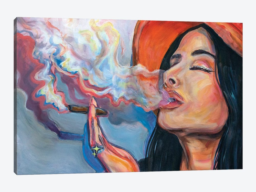 Blowin' Smoke Kacey Musgraves by Forrest Stuart 1-piece Art Print