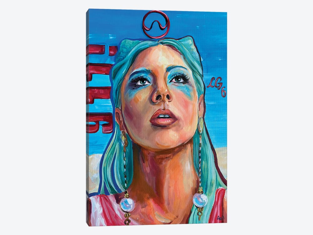 Lady Gaga 911 by Forrest Stuart 1-piece Canvas Artwork