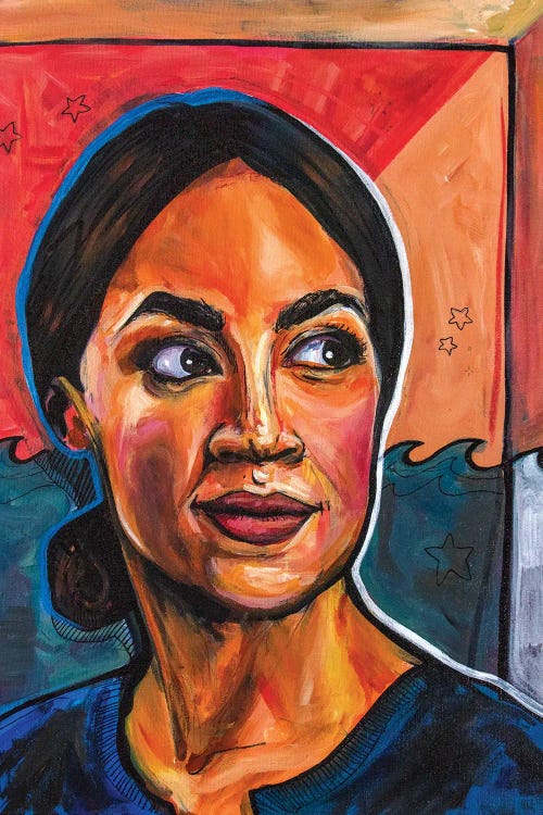 Alexandria Ocasio-Cortez by Forrest Stuart wall art