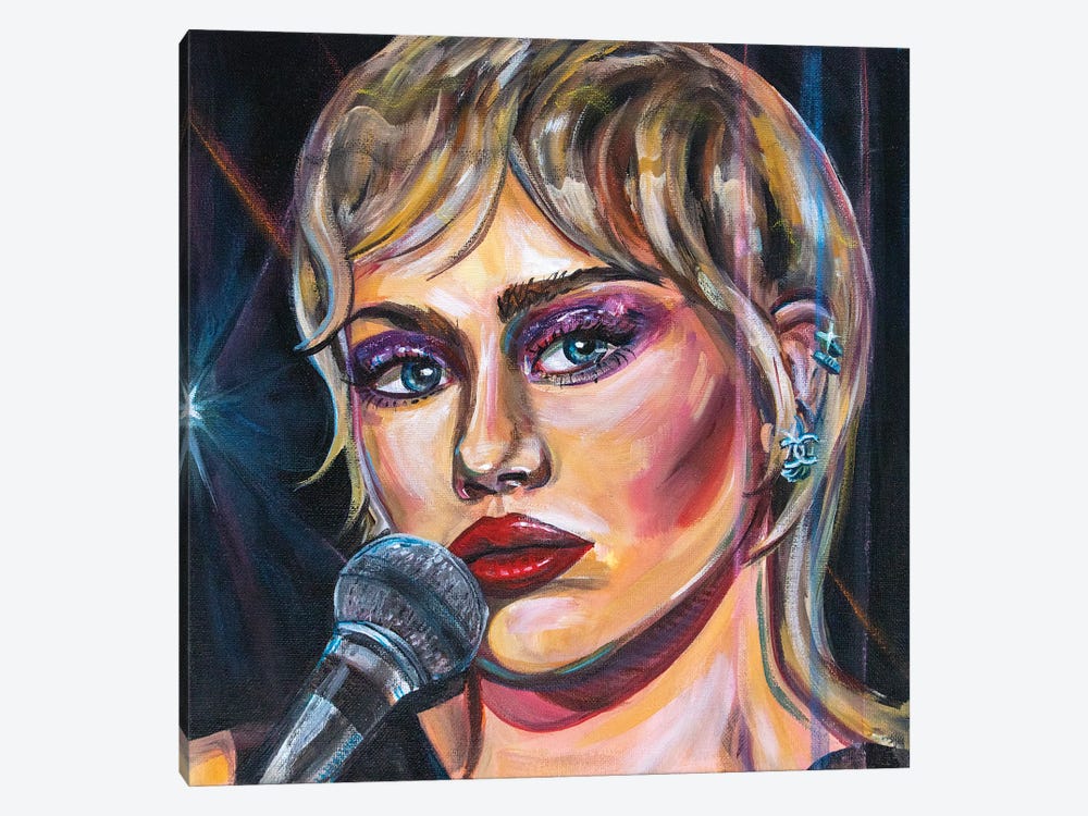 Miley Cyrus by Forrest Stuart 1-piece Canvas Art