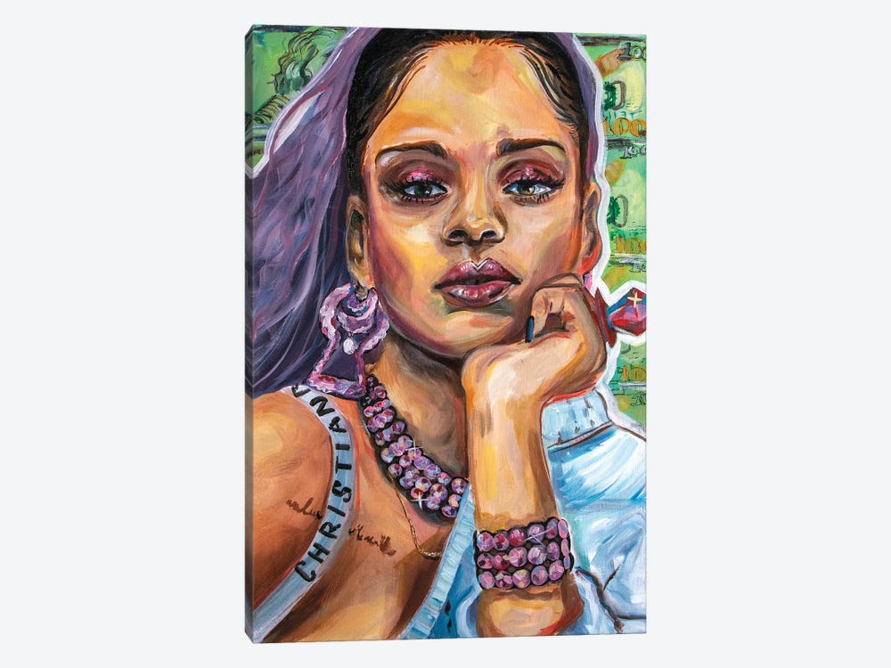 Rihanna by Forrest Stuart 1-piece Canvas Art