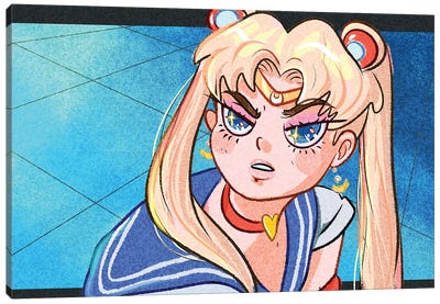 Sailor Moon Canvas Art Print - Saturday Morning Cartoons