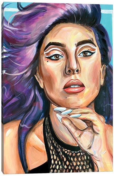 Gaga Canvas Art Print - Lady Gaga
