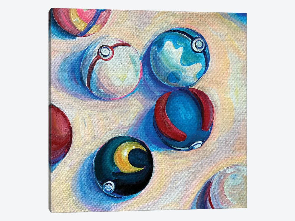 Poké Balls by Forrest Stuart 1-piece Canvas Art