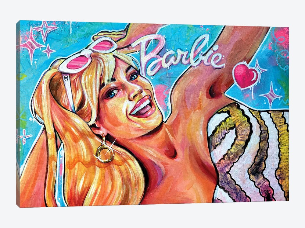 Barbie by Forrest Stuart 1-piece Canvas Wall Art