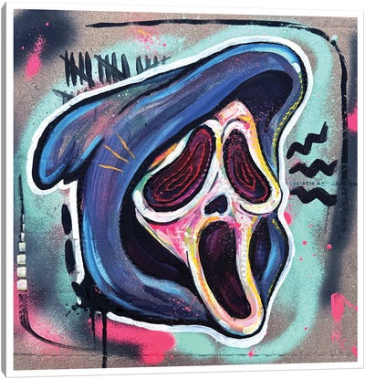 Ghostface Canvas Art Print - Scream (Film Series)