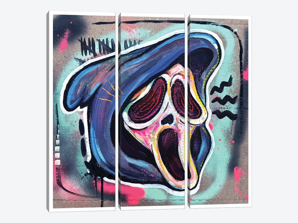 Ghostface by Forrest Stuart 3-piece Canvas Art