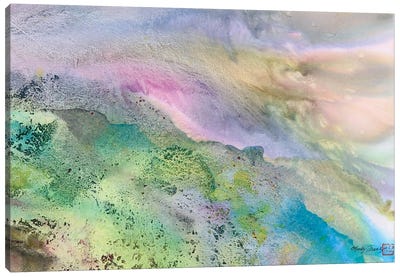 Monsoon Rhapsody Canvas Art Print - Pastels
