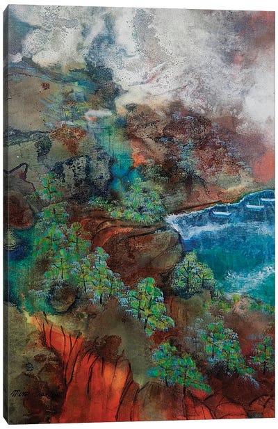 Hidden Cove Canvas Art Print - Ming Franz
