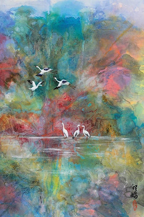 Morning Gathering by Ming Franz wall art
