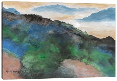 Morning Ridge Canvas Art Print - Art by Asian Artists