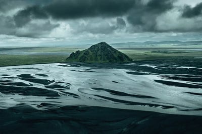 Textures In Iceland by Steffen Fossbakk framed canvas print