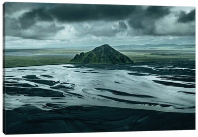 Textures In Iceland Canvas Art Print - Steffen Fossbakk