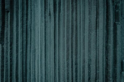 Basalt Column Lines by Steffen Fossbakk framed canvas print