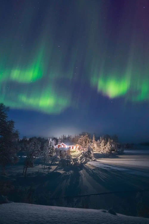 Northern Light Cabin In Norway