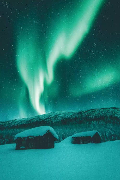Frozen Nights At The Fairytale Island by Steffen Fossbakk wall art