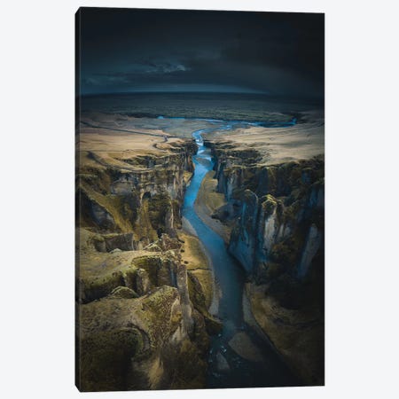 Icelandic Canyons II Canvas Print #FSB27} by Steffen Fossbakk Canvas Art Print