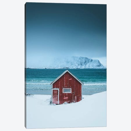 Arctic Boathouse Canvas Print #FSB2} by Steffen Fossbakk Canvas Wall Art
