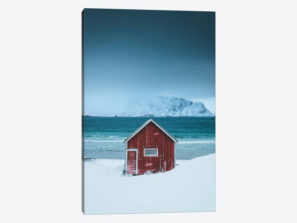 Arctic Boathouse by Steffen Fossbakk 1-piece Canvas Art