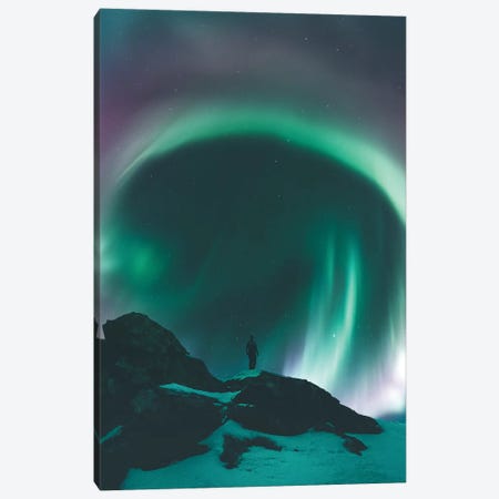 Aurora Portal, Senja, Norway Canvas Print #FSB3} by Steffen Fossbakk Canvas Art