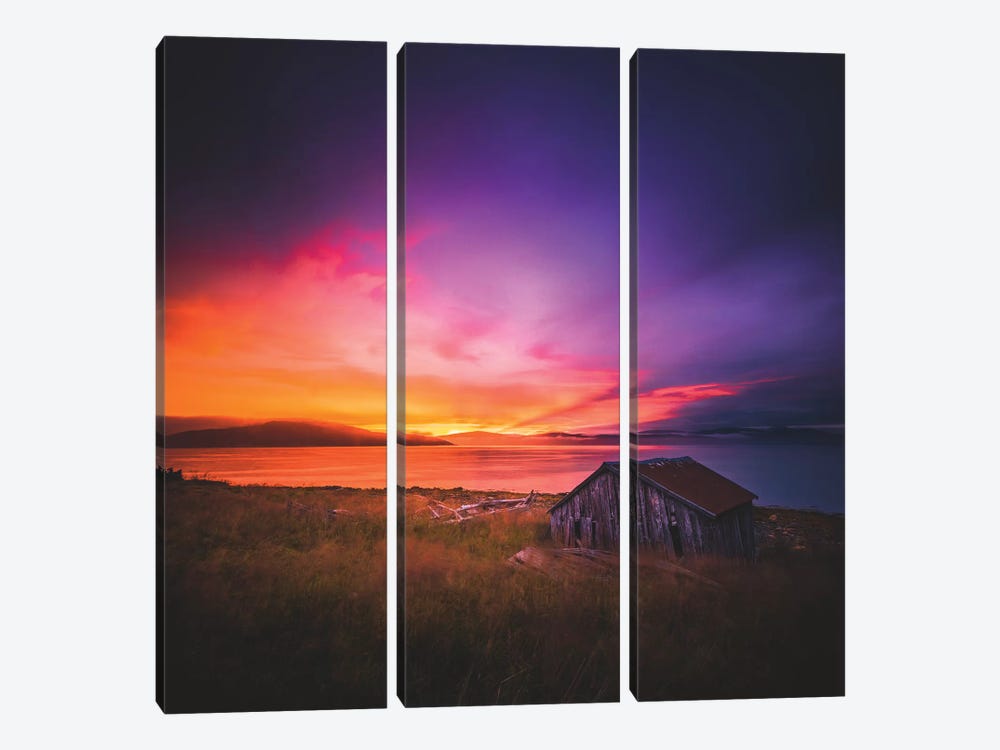 Senja Sunsets by Steffen Fossbakk 3-piece Canvas Artwork