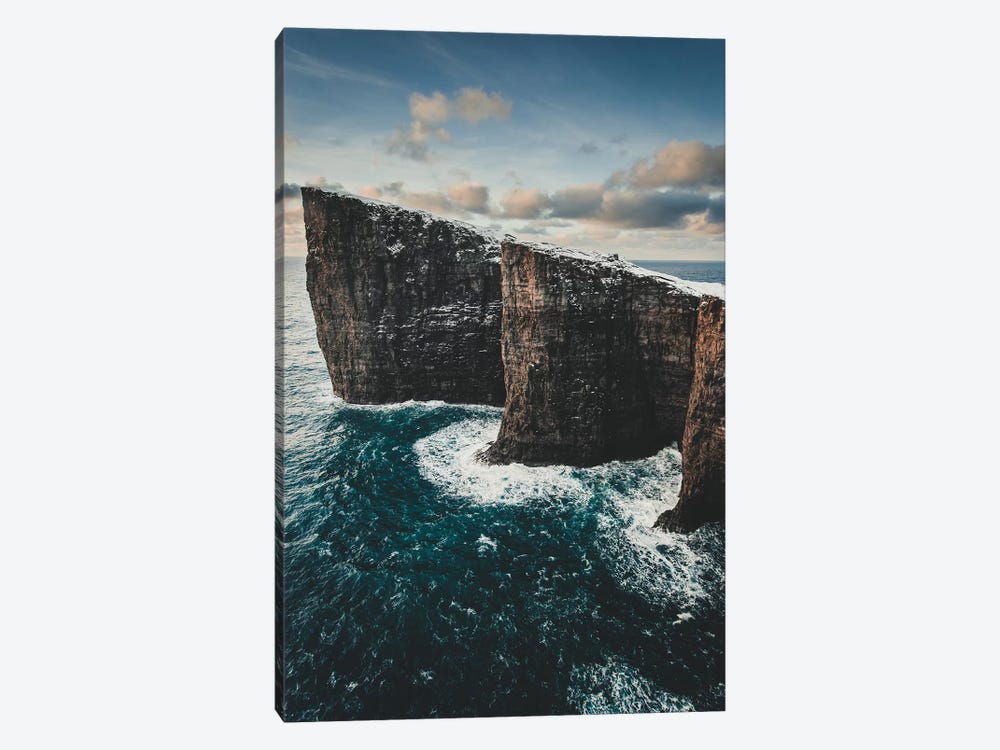 Slave Cliffs, Faroe Islands by Steffen Fossbakk 1-piece Canvas Print